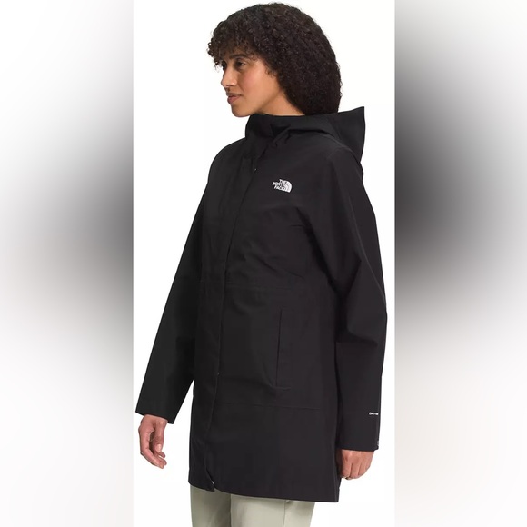 NWOT New North Face Women’s Woodmont Parka Extra Small XS With Hood Zip Up - Picture 2 of 6
